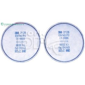 Szűrőbetét 3M 2128 P2 aktívszenes fehér