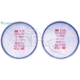 Szűrőbetét 3M 2138 P3 aktívszenes fehér