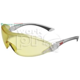   Védőszemüveg 3M 2842-es karc- és páramentes állítható sárga