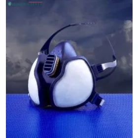 Félálarc 3M 4255 FFA2P3D kombinált fix szűrős kék