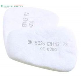 Részecske-előszűrő 3M 5925 P2 fehér