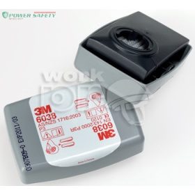   Szűrőbetét 3M 6038 P3 mérgező kategóriájú részecskék ellen szürke