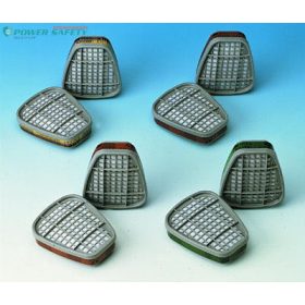   Szűrőbetét 6098 axP3 65°C alatti szerves vegyületek ellen szürke