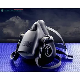 3M 7501 Szilikon ikerszűrős félálarc