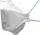 Félálarc 3M 9320+ aura FFP2 részecskeszűrő (240db/karton) fehér