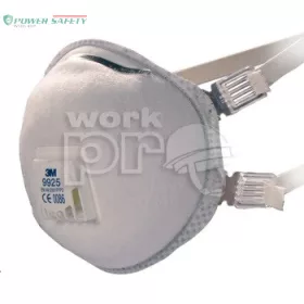   Maszk 9925 FFP2 szelepes aktívszenes (+hegesztési füstök és ózon) szürke