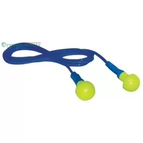   Füldugó 3M EX-01-020 PUSH-IN zsinóros snr 38db (100db/doboz) sárga/kék
