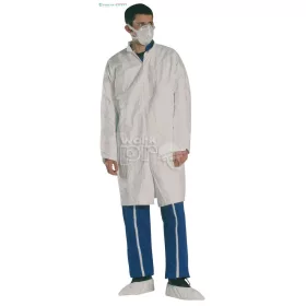   Tyvek köpeny zsebekkel, ellenálló, lélegző anyagból, CIPZÁROS