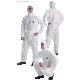   Tyvek Dual antisztatikus overall: hátul kiváló szellőző kompozit, elöl vegyszerá