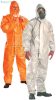 Tychem F szürke védőoverall nagynyomású vegyszerek, radioaktív részecskék, bioló