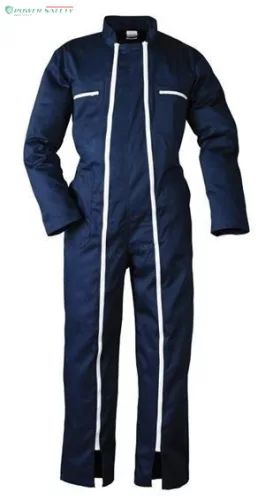 Kétcipzáros szerelőoverall, 245g/m2 kopásálló, nagy szakítószilárdságú anyag, ké