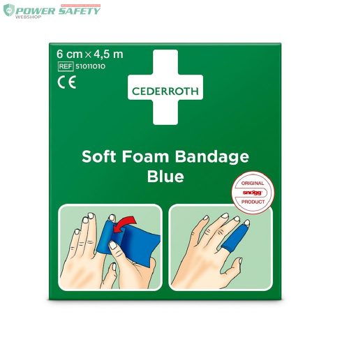 Nordik Cederroth téphető/vágható ragtapasz, 6 cm x 4.5 m, kék