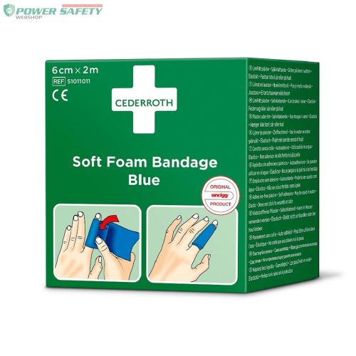 Nordik Cederroth téphető/vágható ragtapasz, 6 cm x 2 m, kék