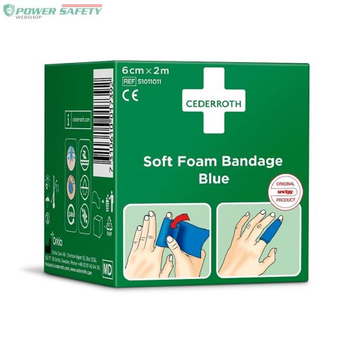 Nordik Cederroth téphető/vágható ragtapasz, 6 cm x 2 m, kék