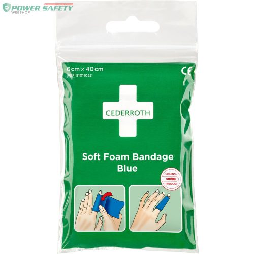 Nordik Cederroth téphető/vágható ragtapasz, 6 cm x 40 cm, kék