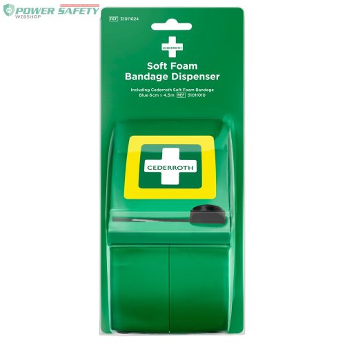 Nordik Cederroth téphető/vágható ragtapasz adagoló, 6 cm x 4.5 m, kék