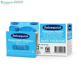 Nordik Cederroth Salvequick kék detektálható ujjvég és normál sebtapasz utántölt