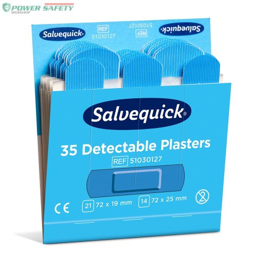 Nordik Cederroth Salvequick kék detektálható sebtapasz utántöltő