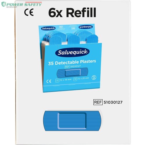 Nordik Cederroth Salvequick kék detektálható sebtapasz utántöltő