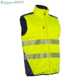   YORU SÁRGA BÉLELT JÓLLÁTHATÓSÁGI MELLÉNY, KIFORDÍTHATÓ