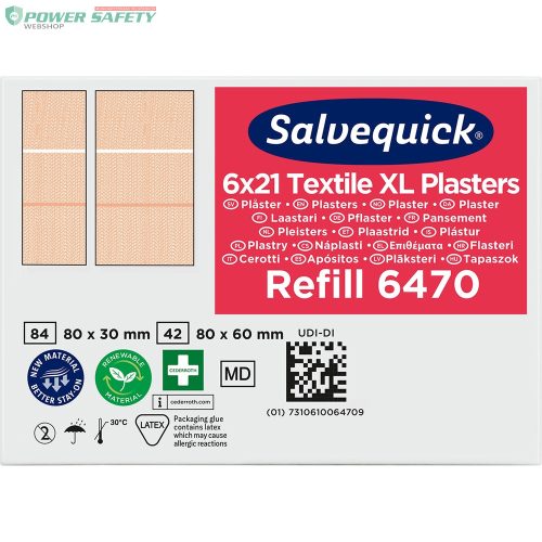 Nordik Cederroth Salvequick nagy textil sebtapasz utántöltő