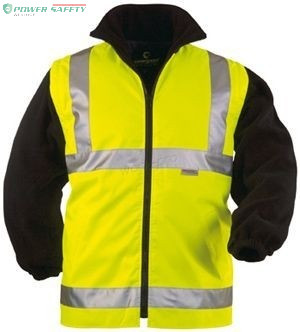 Hi-Way FLUO PE 4/1 sárga/kék: fluo mellény + polár pulóver (levehető ujjak) + dz