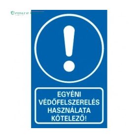   EGYÉNI VÉDŐFELSZERELÉS HASZNÁLATA KÖTELEZŐ!, PVC 1 mm, 160x250