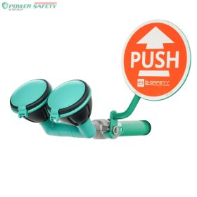 Nordik B-Safety ClassicLine biztonsági szemzuhany, két 45°-os szórófejjel, falra