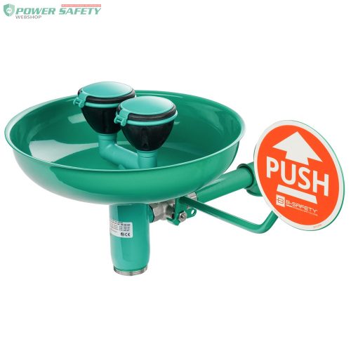 Nordik B-Safety ClassicLine biztonsági szemzuhany gyűjtőtállal, falra szerelhető