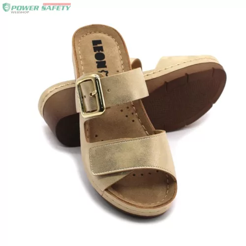 Papucs 1110 LEON Comfort női bőr