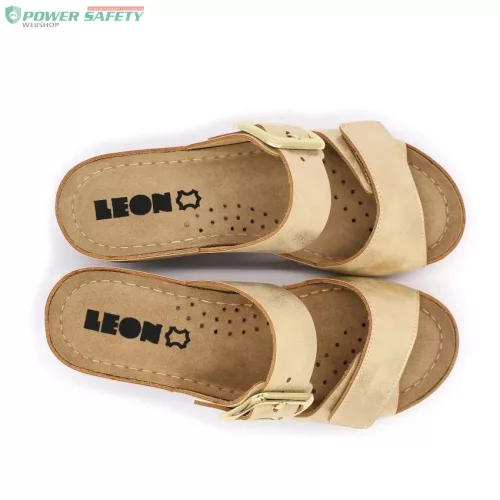 Papucs 1110 LEON Comfort női bőr