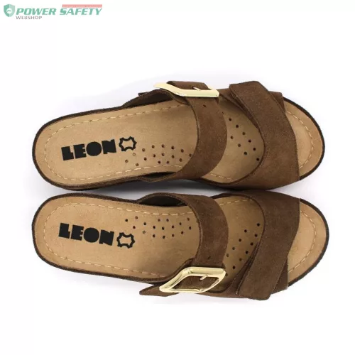 Papucs 1110 LEON Comfort női bőr