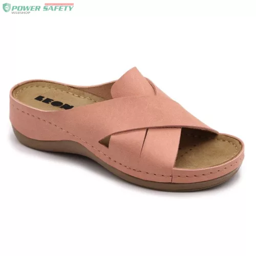 Papucs 932 LEON Comfort női bőr
