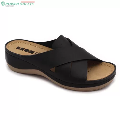 Papucs 932 LEON Comfort női bőr