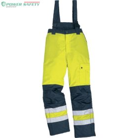   100% polieszter jól láthatósági kantáros nadrág PU PVC bevonattal, 3M scotchlite