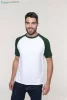 póló_ ka330 Baseball 100% Pamut Férfi Raglán Póló 165g