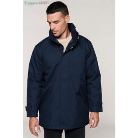 Kariban bélelt férfi kabát, 450 g/m2