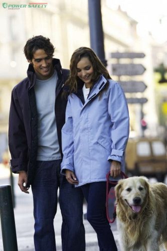 Kariban bélelt férfi kabát, 450 g/m2