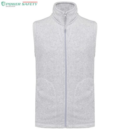 polár_ ka913 Luca 100% Poliészter Férfi Zip-Záras Mellény 300g