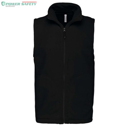 polár_ ka913 Luca 100% Poliészter Férfi Zip-Záras Mellény 300g