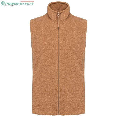 polár_ ka913 Luca 100% Poliészter Férfi Zip-Záras Mellény 300g