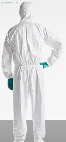 Tyvek Labo cipővédős, antisztatikus overall vegyszerek és radioaktív részecskék 