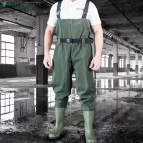 Nadrág+csizma (Tacsi csizma) sav- és lúgálló, PVC