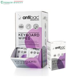 PLUM ANTIBAC Keyboard Wipes, tisztítókendő billenytyűzethez, egérhez, vezetékes 