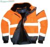 Hi-Vis Kontrast Bomber dzseki 3 az 1-ben