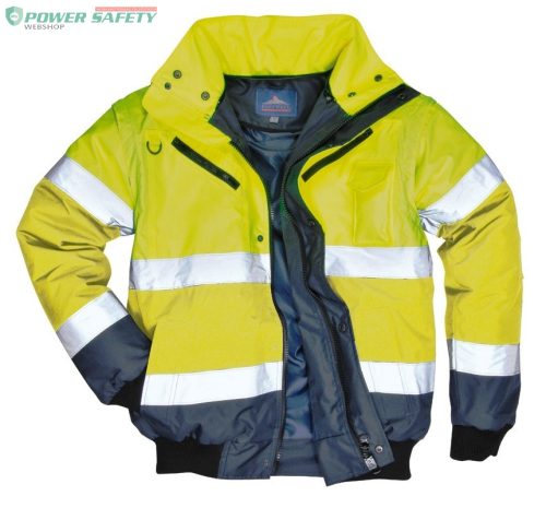 Hi-Vis Kontrast Bomber dzseki 3 az 1-ben