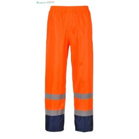   Hi-Vis Classic Contrast esőnadrág, 100%PES, dupla varrások, gumírozott derék