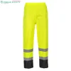 Hi-Vis Classic Contrast esőnadrág, 100%PES, dupla varrások, gumírozott derék