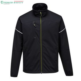   Flex Shell kabát, karcsúsított, fényvisszaverő szegélyek, lélegző szélálló és ví