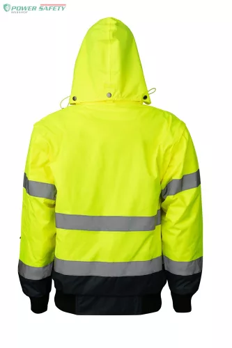 Pilóta dzseki 4:1 (100%poliészter) TOP HAWK FLUO